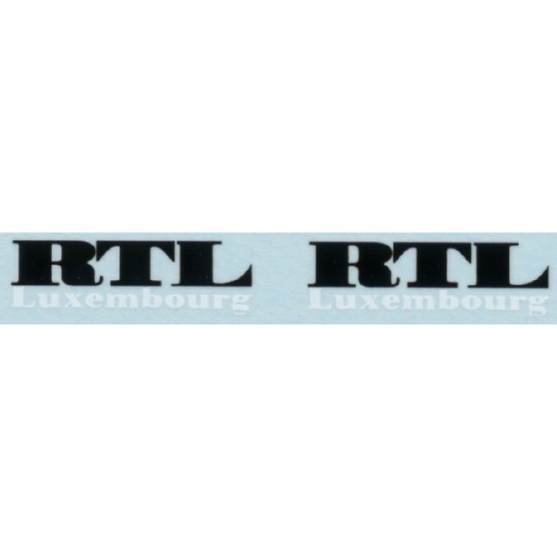RTL (Lettres noires) pour Citroen ID 19 Dinky Toys réf 1404