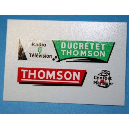 Décacomanie pour Peugeot D4A "DUCRETET - THOMPSON" Quiralu