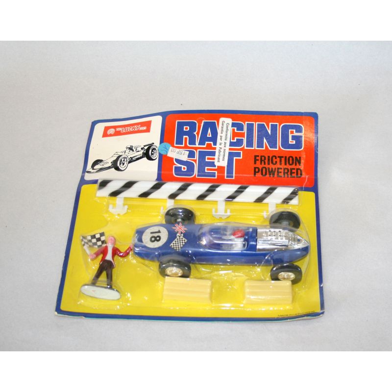 Racing Set F1 à friction bleue par Lucky toys Hon Kong
